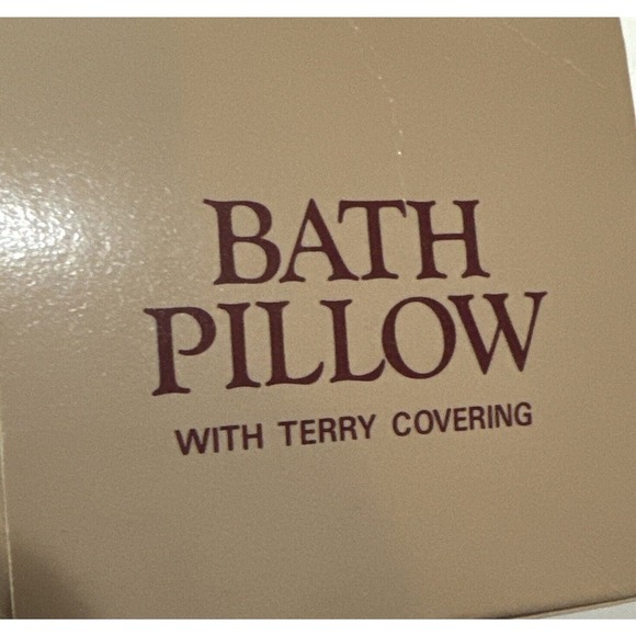 Vintage Victorias Secret Bath Pillow W/ Terry Cover Pink Style VB 1005 - Picture 4 of 5